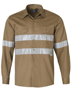 JCWT04HV Cotton Drill Long Sleeve Work Shirts