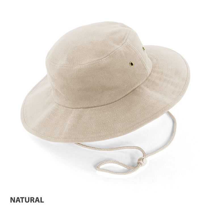 JCAH707 SURF HAT WITH ROPE & TOGGLE