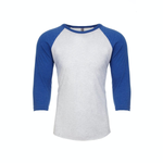 JCNL6051 Unisex Tri-Blend 3/4 Raglan