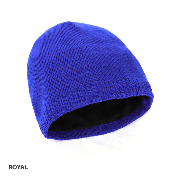 JCAH744 ACRYLIC/POLAR FLEECE BEANIE