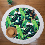 JCERT7 - Banana Leaf Round Towel