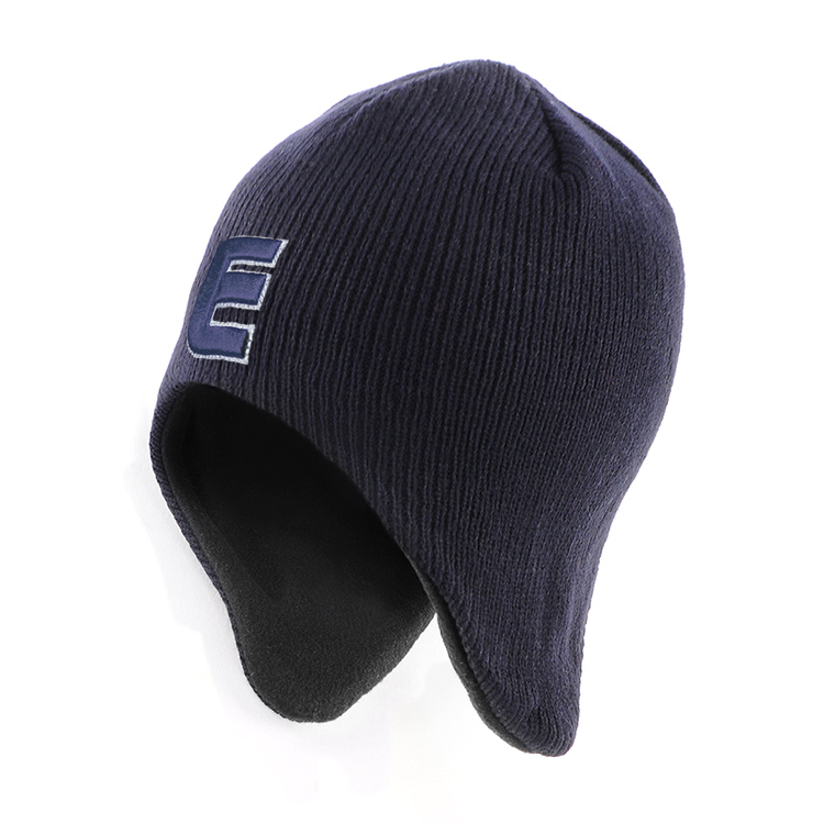 JCAH750 ACRYLIC/POLAR FLEECE BEANIE WITH EAR FLAP