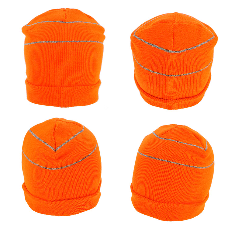 JCAH769 BEANIE WITH REFLECTIVE TRIMS